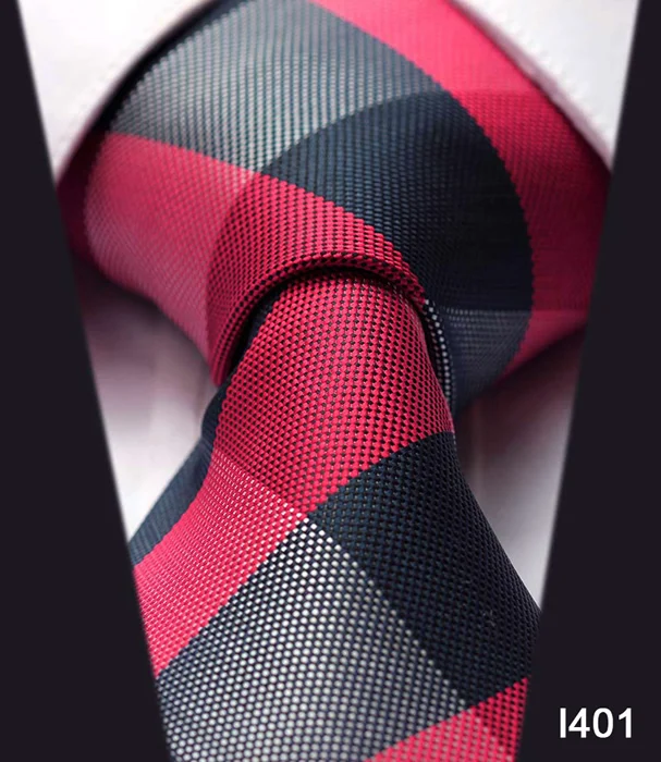 

Dot Check Striped Check New 3.4" 100% Silk Jacquard Woven Classic Man's Tie Necktie#I4