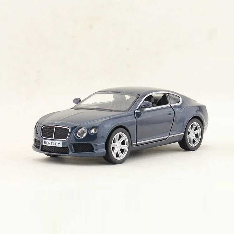 Высокая имитация изысканных литых и игрушечных автомобилей: RMZ городской автомобиль Стайлинг Континентальный GT V8 1:36 модель автомобиля из сплава - Цвет: Синий