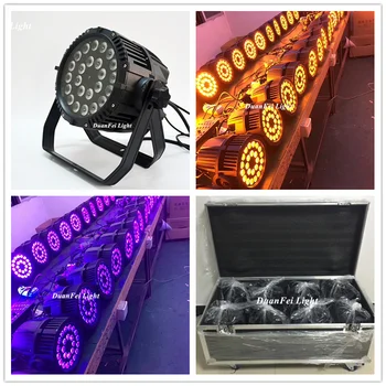 

(Flycase) 8lot led rgbwa uv wash light lamp wall light par outdoor waterproof ip65 par led rgbwa uv 24x18