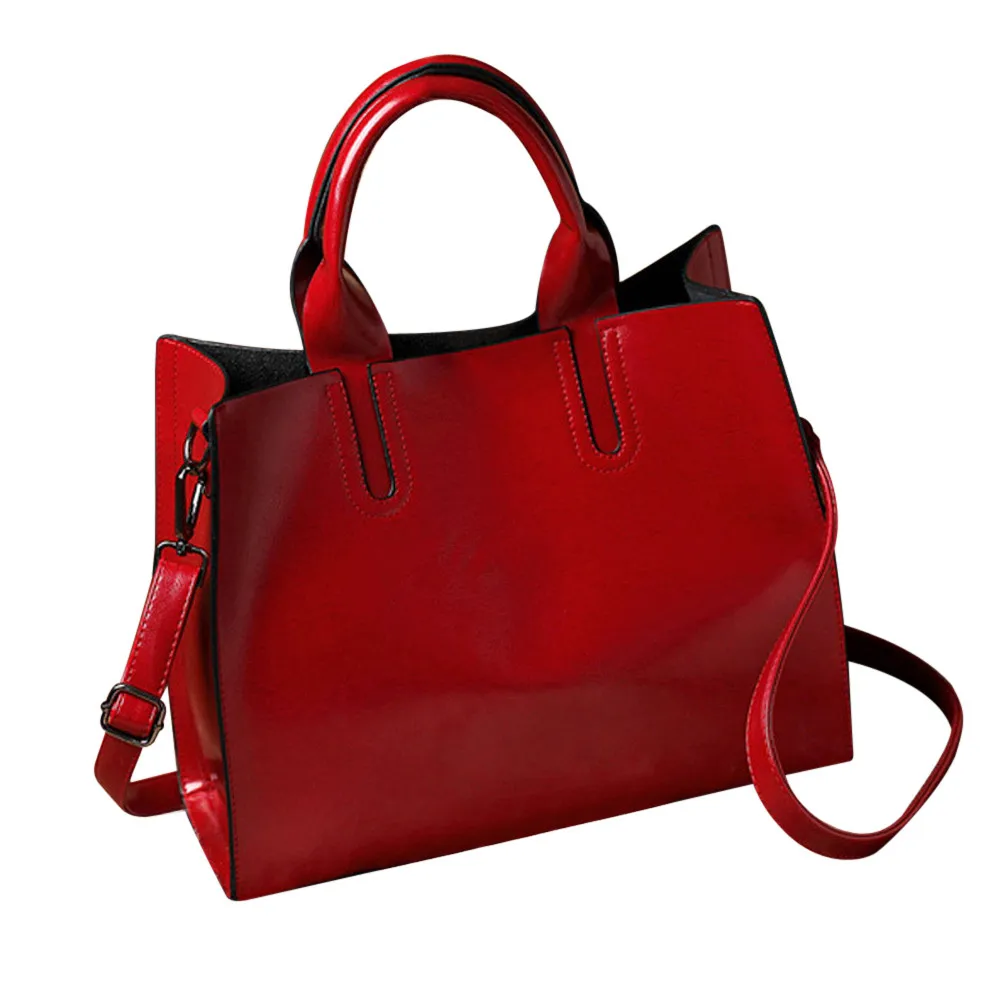 Кожаные сумки, большая модная женская сумка, высокое качество, повседневные женские сумки, сумка-тоут, одноцветная сумка на плечо, женская большая сумка F1065