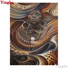 5d алмазная вышивка на заказ фото, Алмазная мозаика африканские женщины, полный квадрат, 3d вышивка крестиком, горный хрусталь с алмазной росписью