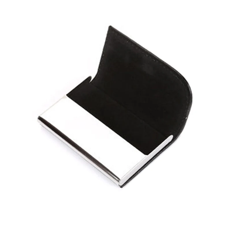 Itapkris мужской бизнес-держатель для карт из искусственной кожи, чехол для кредитных карт для женщин, дорожный алюминиевый черный RFID кошелек