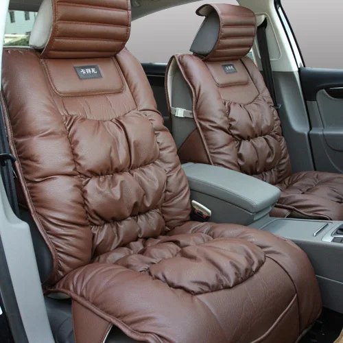 Ostrich Skin Leather Car Seat Covers Auto Accessaries