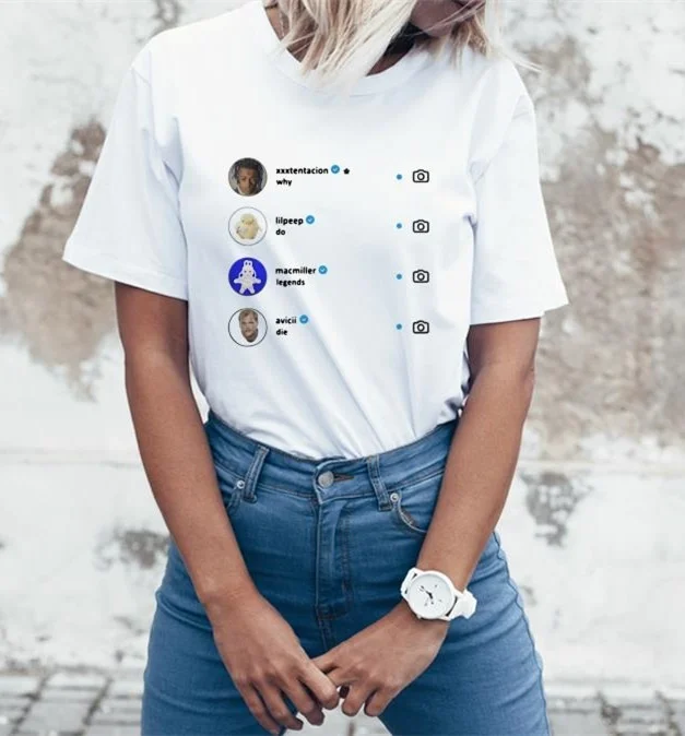 

Fashionshow-JF Unisex Why Do Legends Die T-Shirt Xxxtentaction Lilpeep Tribute Shirt Hip-hop Rapper Tee