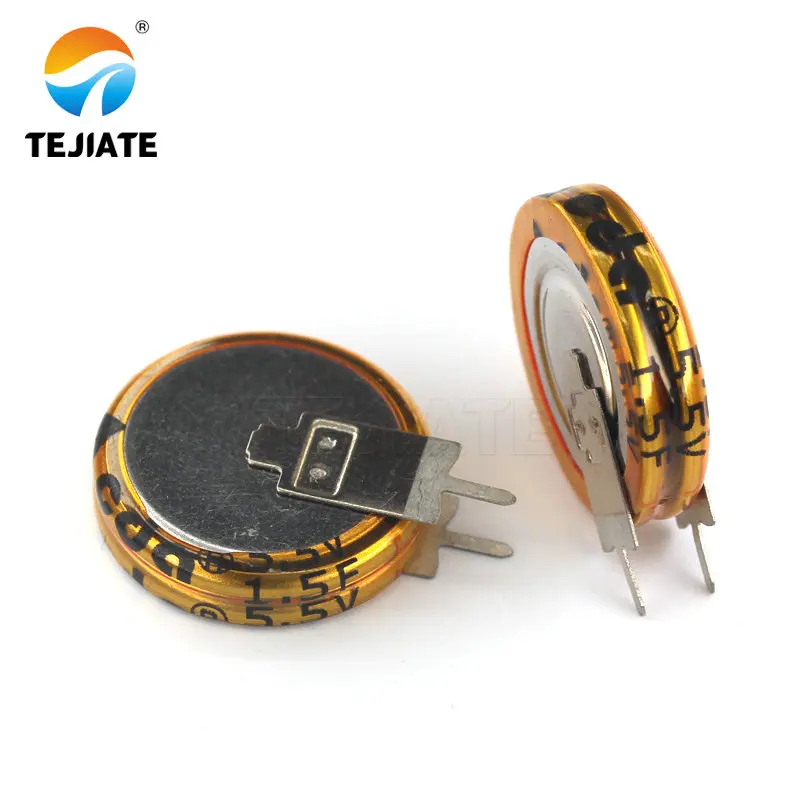 2PCS Super Farah Capacitor 5.5V 0.1/0.33/0.47/1.5/1.0/4.0/5.0/F V Double Layer Capacitor
