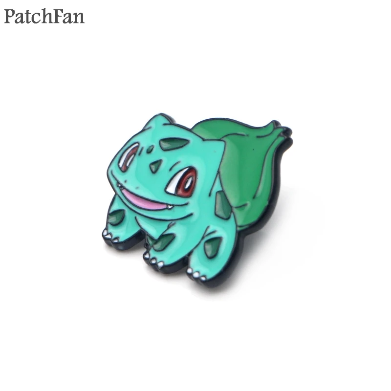 Patchfan Pocket mosters Bulbasaur женский Прайд цинк эмаль шпильки медаль милые знаки для рубашки рюкзак одежда для сумки, бейджи A1715