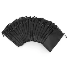 2/5 шт черный футляр для очков, очки, аксессуары, прочный водонепроницаемый пылезащитный пластмассовые солнцезащитные очки чехол мягкая сумка для очков