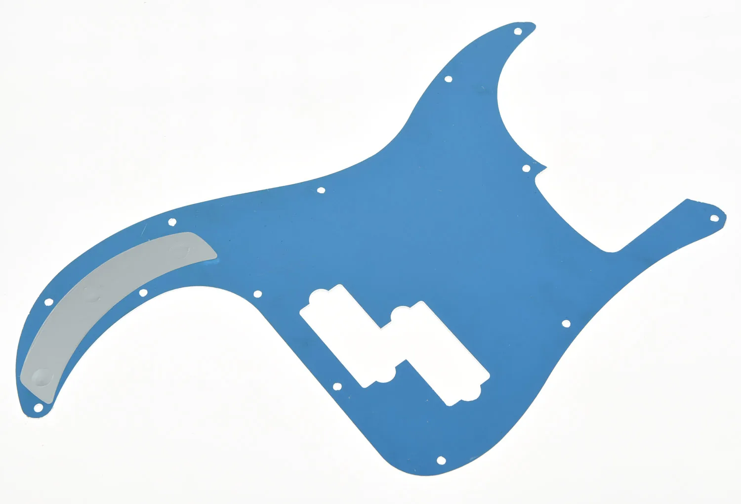 Placa de Pickguard Adequada com Precisão para Baixo de Guitarra Pickguard Prata Espelho Bass p - Image 2