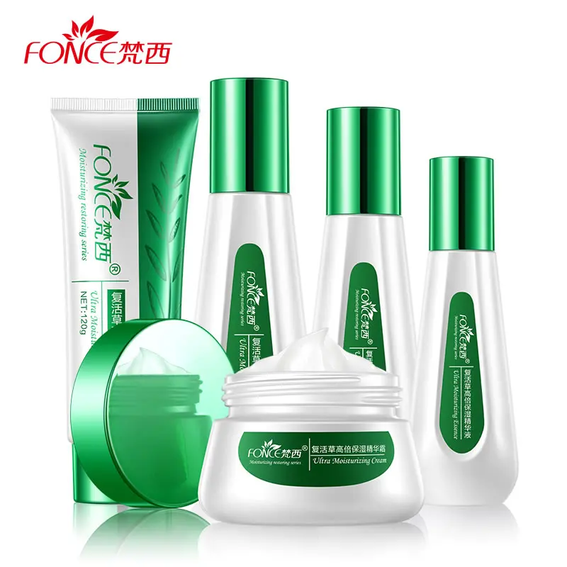 Fonce Anastatica 5 Suits Moisturizing Essence Liquid Emulsion Set Hydrating Brightening Skin