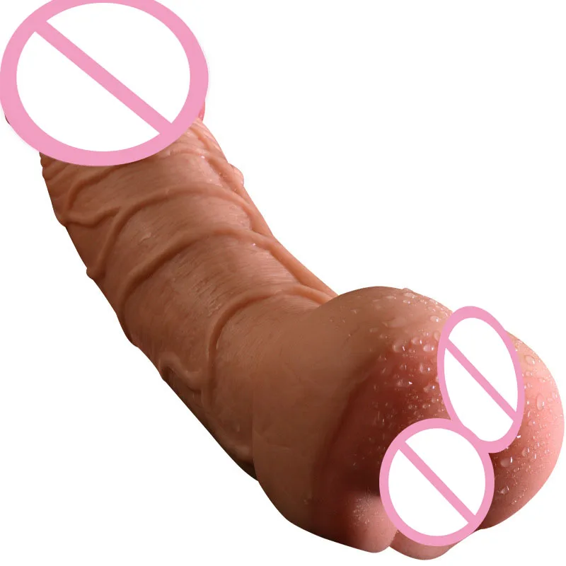Super realistic dildo soft anal sex male masturbator Hollow penis sleeve for men dildos for women adult sex toys for couples
