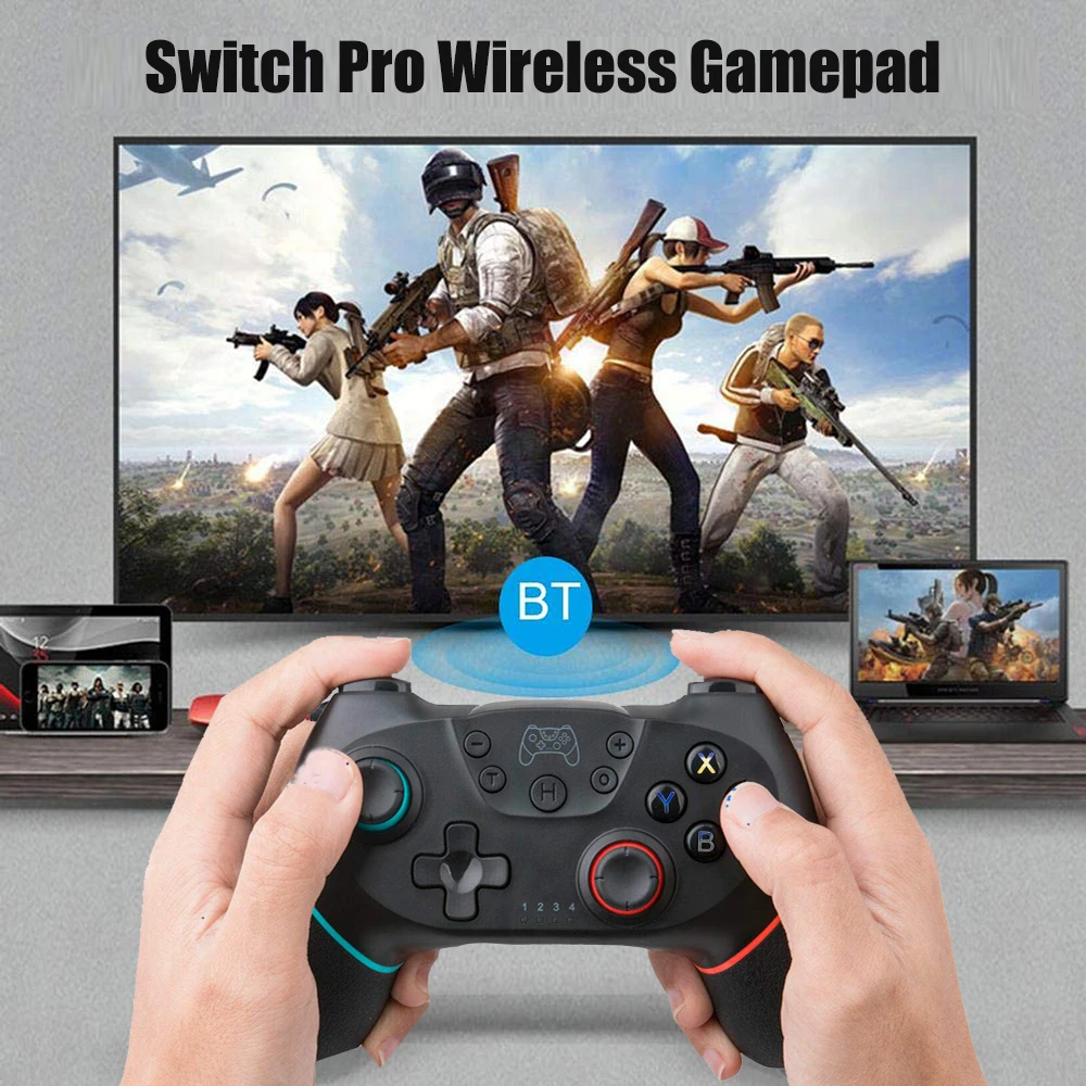 Bluetooth Беспроводной контроллер для Nintendo Switch Pro консоли пульт дистанционного