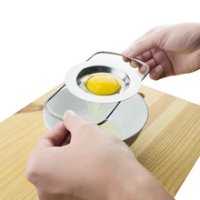 Яйцо белое отделение желтка фильтр из нержавеющей стали отделитель желтков Разделитель-держатель кухонная утварь