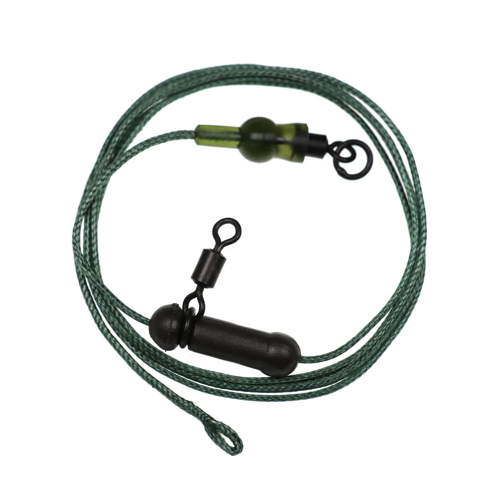 JIGEECARP 1 комплект 45LB рыболовная леска для ловли карпа комби Риг Безопасный зажим