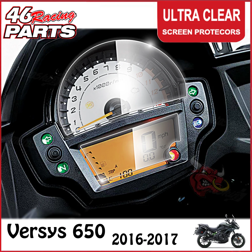 

CK CATTLE KING Cluster Scratch Cluster Screen Protection Film Protector For KAWASAKI Versys 650 2016 2017 2018