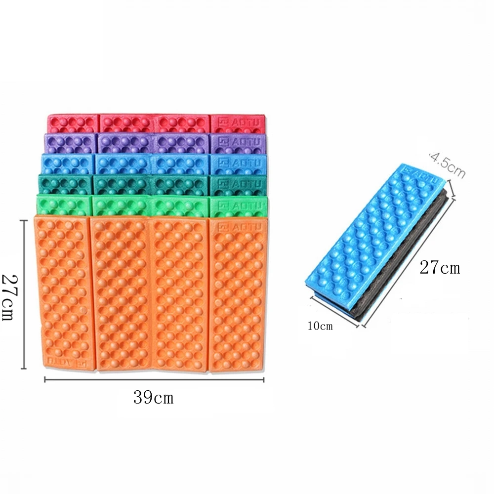 Открытый Портативный 6 цветов складной походный EVA походный коврик Водонепроницаемая подушка для пикника пляжный коврик прочный складной стул