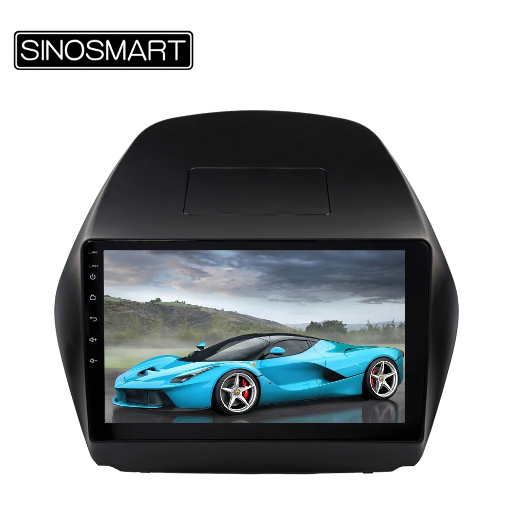 Discount SINOSMART 2.5D IPS/QLED Screen 1G/2G GPS Navigation Player for Hyundai Tucson IX35 2009-2017, 32EQ DSP, 4GRAM Optional 2