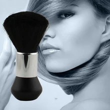 Черный Цвет Парикмахерская Мягкая Кисточки Средства ухода за кожей Шеи Уход за кожей лица волос Очищающие щётки парикмахерские Резка салон Тематические товары про рептилий и земноводных инструмент