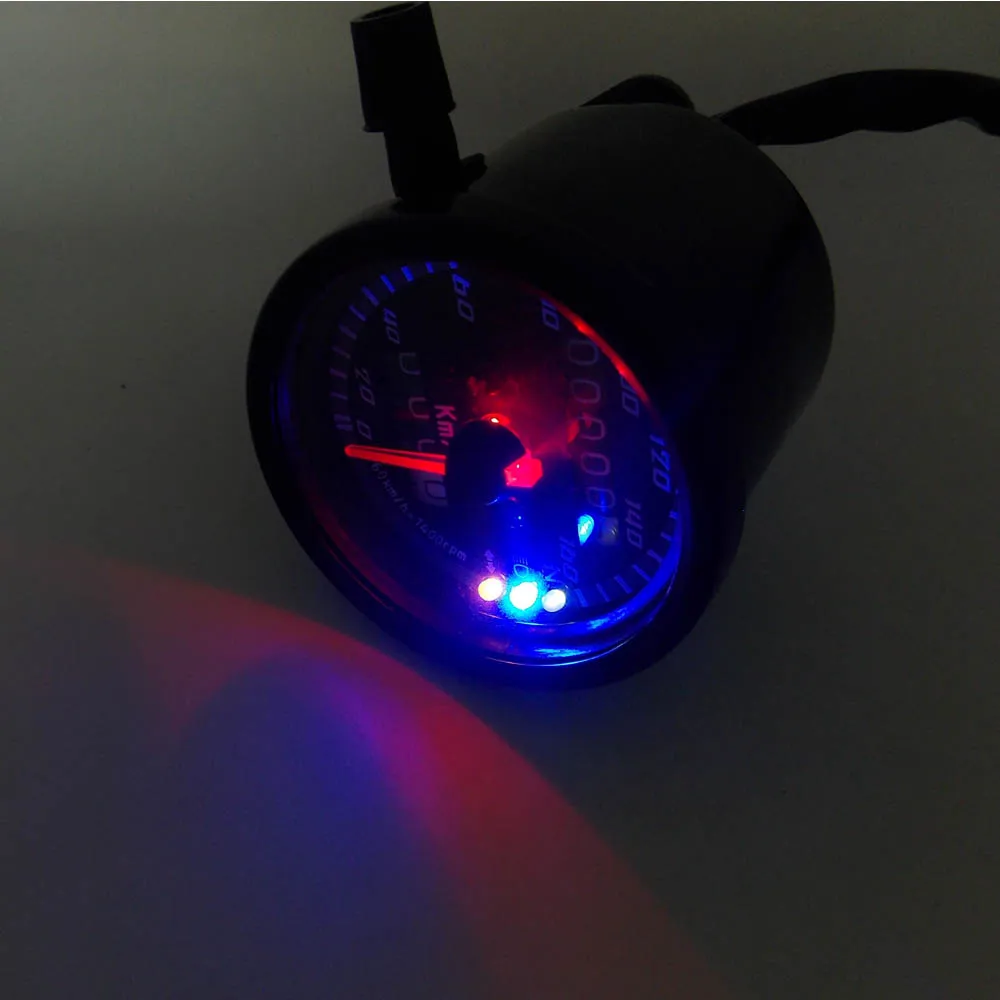0-160km-h-Motorcycle-Odometer-Speedometer-Gauge-Moto-Scooter-Dual-Speed-Meter-LED-Backlight-Signal (4)