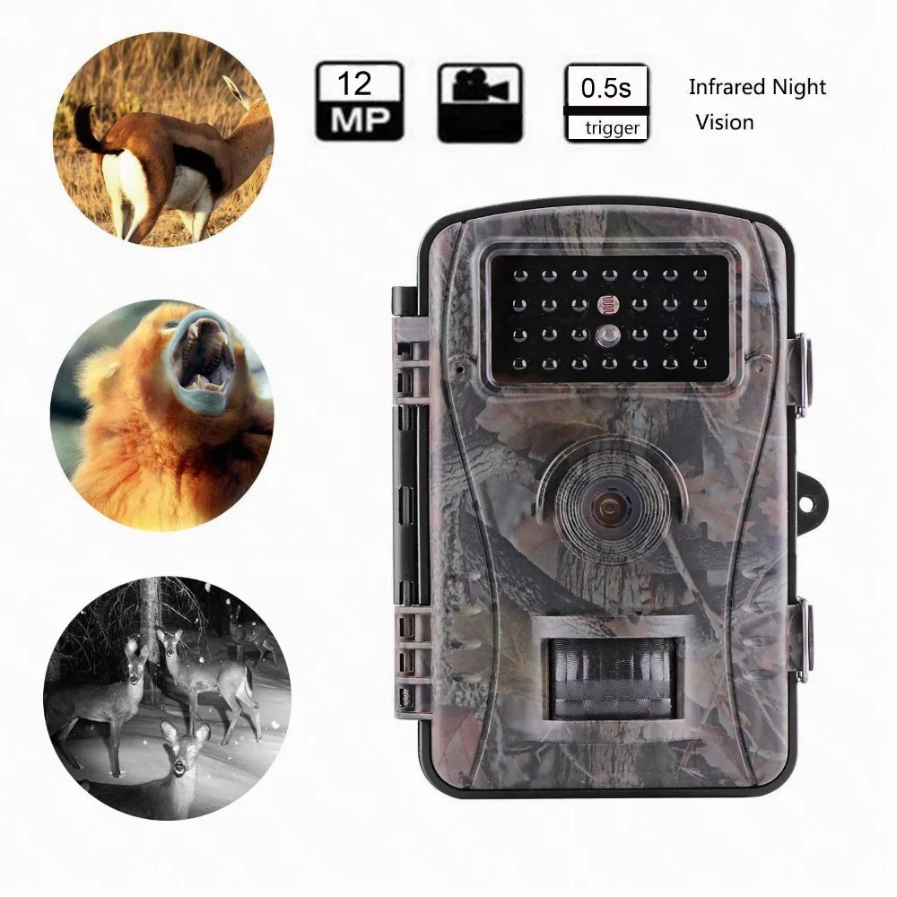 Caça Câmera Visão Noturna 940nm Leds Infravermelhos ir Armadilhas 12mp Wildlife Trail Animal Foto hd 1080 p 2 wildlife trail câmera animal foto armadilhas