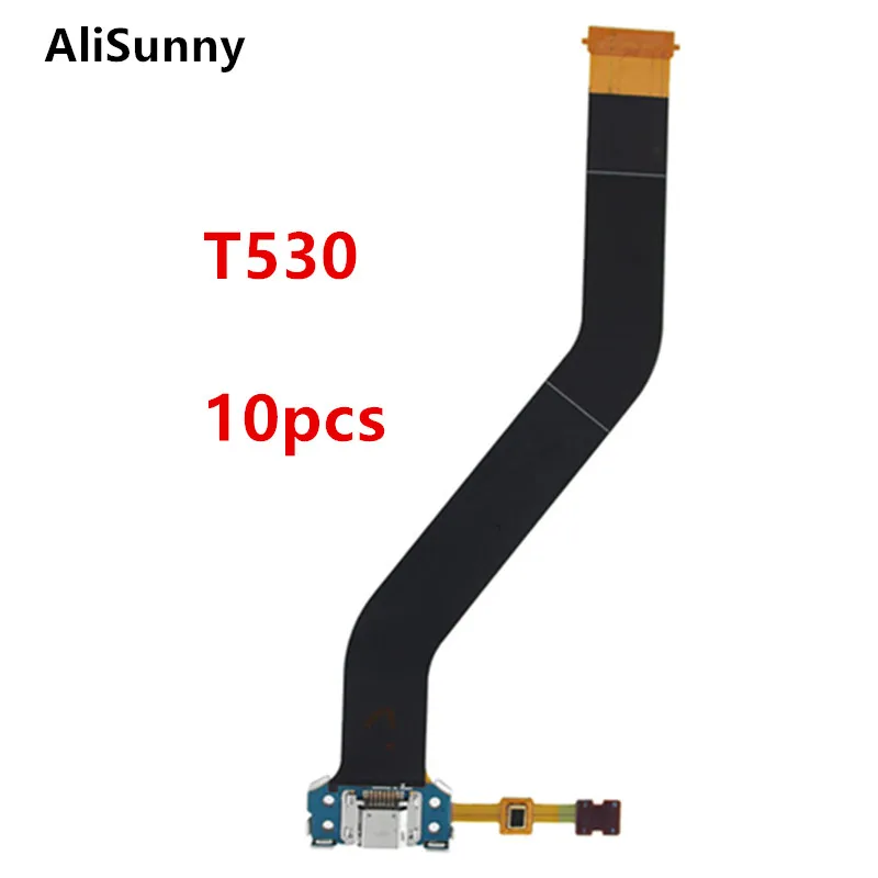 AliSunny 10 шт. зарядный порт гибкий кабель для SamSung Tab 4 1 SM T530 T531 T533 Зарядное устройство