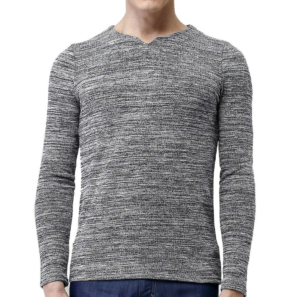 Beverry 2018 Fashion Autumn Slim Mens Sweater Casual