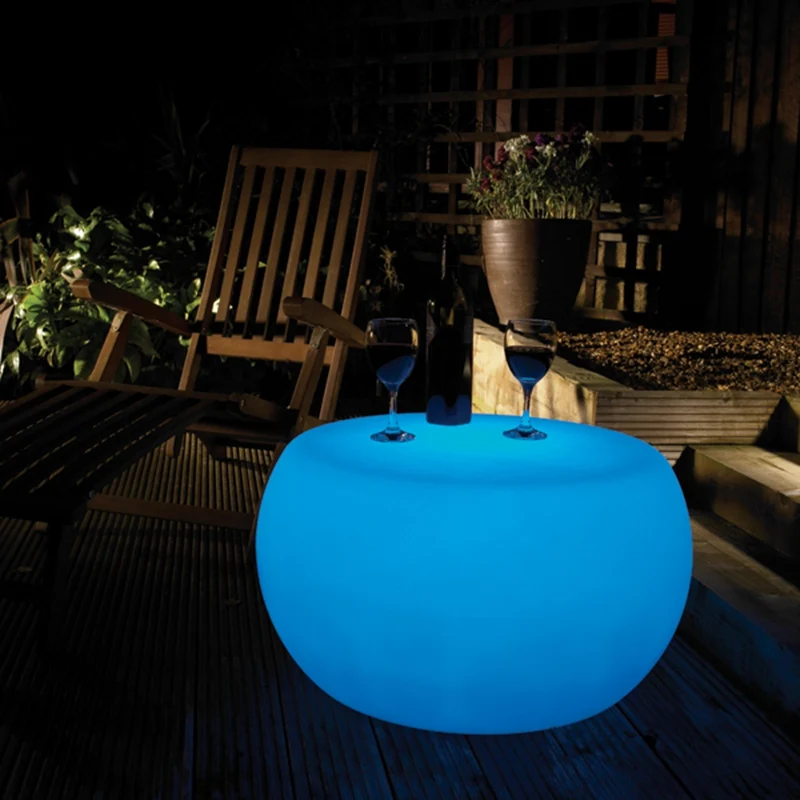 

LED Coffee Table BUBBLE lumineux table ronde Table Tambour free shipping 1pc