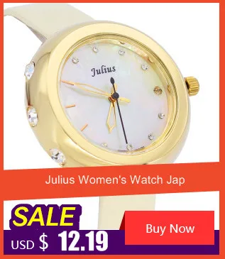 Julius Women's Watch Japan Quartz Lady Classic Hours Fashion Clock Dress Bracelet Leather Girl's Birthday Gift Box