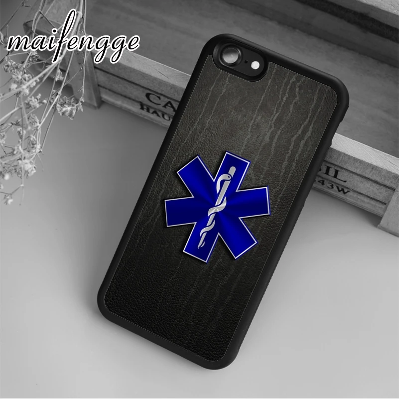 

maifengge EMT EMS MEDICAL Case For iPhone 6 6S 7 8 Plus X 5 5S SE Case cover for Samsung S5 S6 S7 edge S8 Plus shell