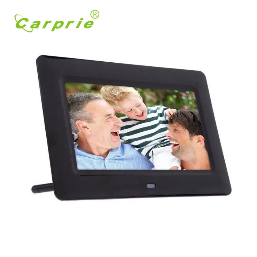 

Best Price ! 2017 gift 7inch HD LCD Digital Photo Frame with Alarm Clock Slideshow MP3/4 Player BK high quality 32DEC6