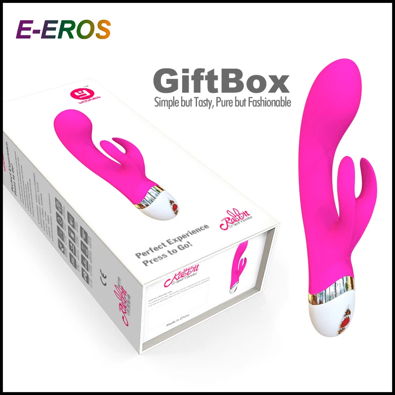ФОТО Sex Products 100% Silicone Rabbit Dildo Vibrator G-spot Dildo Vibrators 30 Speed Erotic Sex Toys For Women
