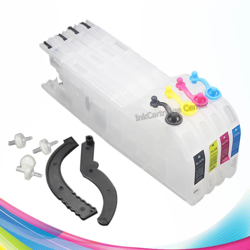 5 комплектов картридж для принтера Brother MFC J625 J825 J835 J280W J425W J430W|ink cartridge|refillable ink