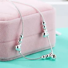 24PCS Women Fashion 3Pcs Bells 12 Beads Luxury Chain Ankle Bracelet Beach Anklet