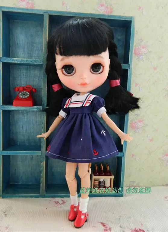 Модная одежда Кукла 1/6 юбки с лацканами для Blyth Azone Momoko licca bjd куклы аксессуары игрушки игровой домик для девочек