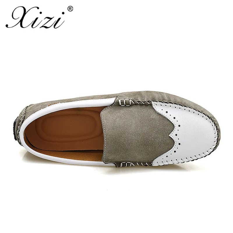 Xizi/Новые Брендовые мужские модные летние мягкие мокасины повседневные лоферы