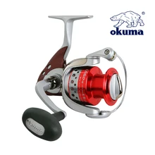 OKUMA LOE II 2000, Высококачественная Рыболовная катушка, спиннинговая катушка, Передаточное отношение 5,0: 1, шариковый подшипник 6+ 1, катушка для приманки, рыболовные снасти для морской реки