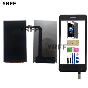 

4.5'' Mobile Phone LCD Display For Fly IQ4403 Lcd Display + Touch Screen Digitizer Sensor Panel Front Glass Tools Protector Film