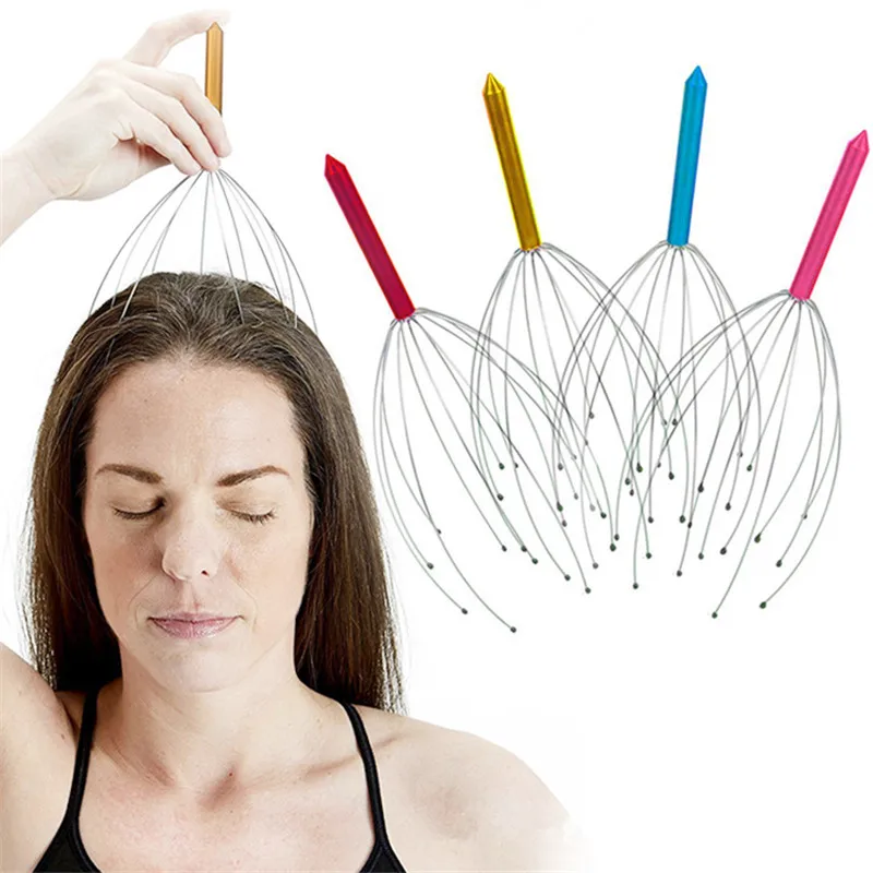 Best Deal New 1pc Head Massager Hand Held Scalp Head Massager In