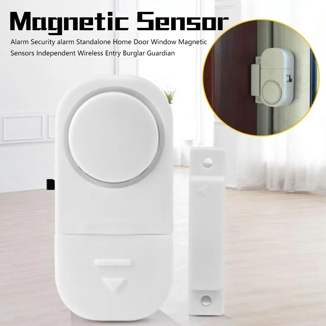 

Alarm Security alarm Standalone Home Door Window Magnetic Sensors Independent Wireless Entry Burglar Guardian house doorbell