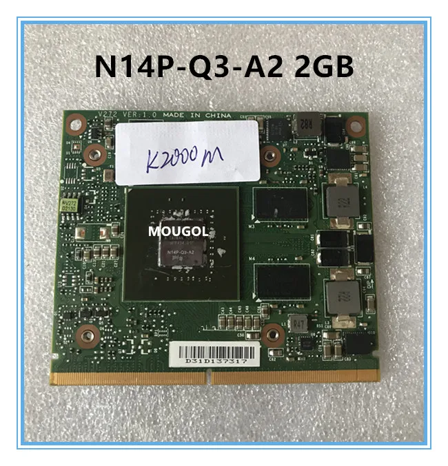 Quadro K2000M K 2000M видеокарта Vga для ноутбука Dell Precision M4700 M4800 m15x HP Elitebook 8560w тест 100% |
