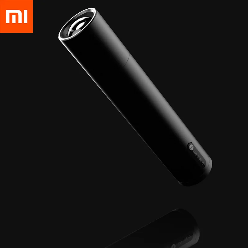 Xiaomi Mijia BEEbest Flash светильник 1000LM 5 моделей масштабируемый многофункциональный яркость портативный EDC с магнитным хвостом и велосипедный светильник - Цвет: black