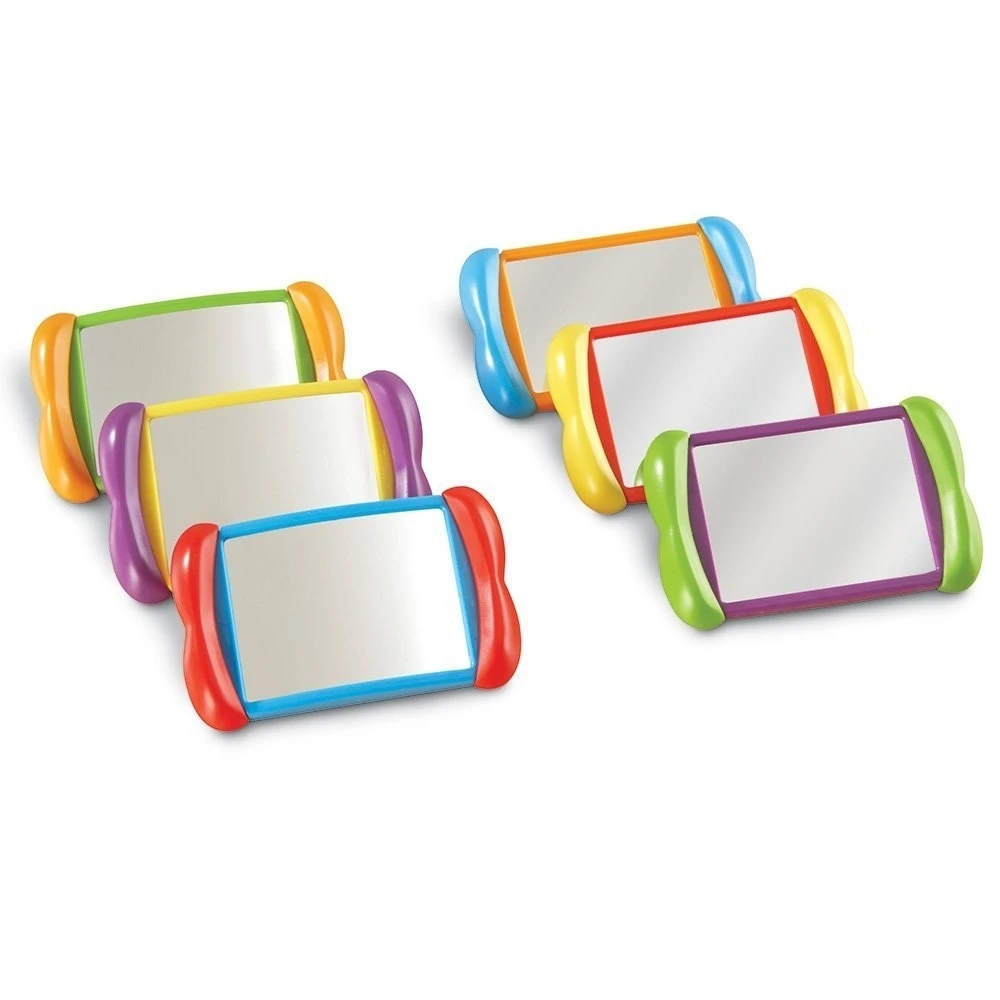 LEARNING RESOURCES LER3371 ALL ABOUT ME 2 IN 1 MIRRORS 6 SET (1)
