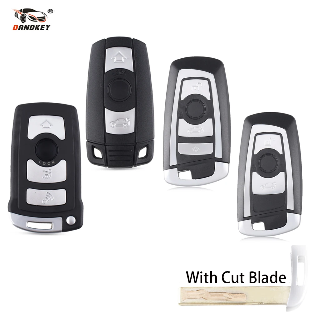 

DANDKEY Cut Blade For BMW1 3 5 6 7 Series E90 E92 E93 X5 X6 E93 E90 E92 For 5/7 Series Smart Remote Car Key Shell 3 4 Buttons