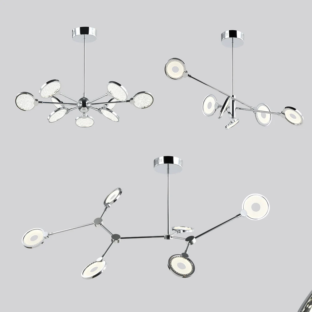 

New Arrival multi-heads Pendant Lights Nordic light For Cafe Restaurant Bedroom 360 Rotatable adjust Hang lamp