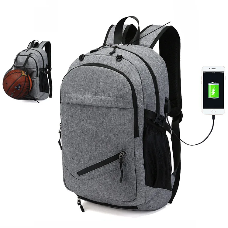 Us 23 78 42 Off 2018 Sport Backpack Men Basketball School Bag For Ager Boys Soccer Ball Pack Laptop Football Net Gym Bags Male In