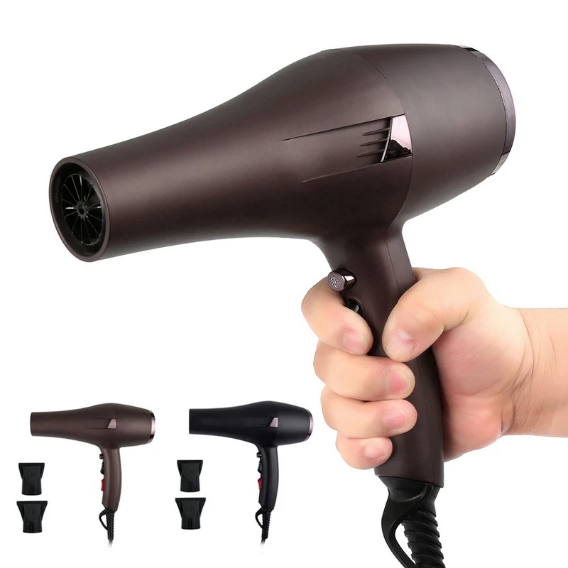 

High Quality And Durable Silent Air Duct High Power Professional Household Hair Dryer Easy Handling 23x21.5cm Plastic Black