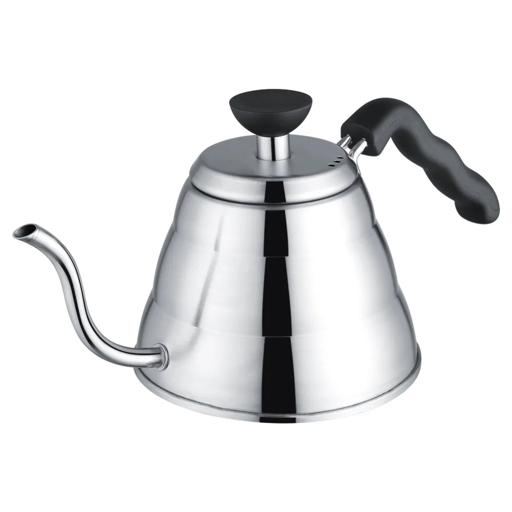 

Stainless Steel Hand Drip Pot Coffee & Tea Kettle With Gooseneck-Shaped Spout