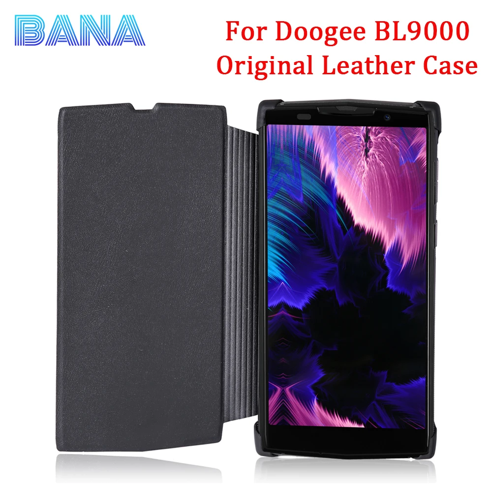 Кожаный чехол Для Doogee BL9000 100% оригинальный официальный высококачественный флип