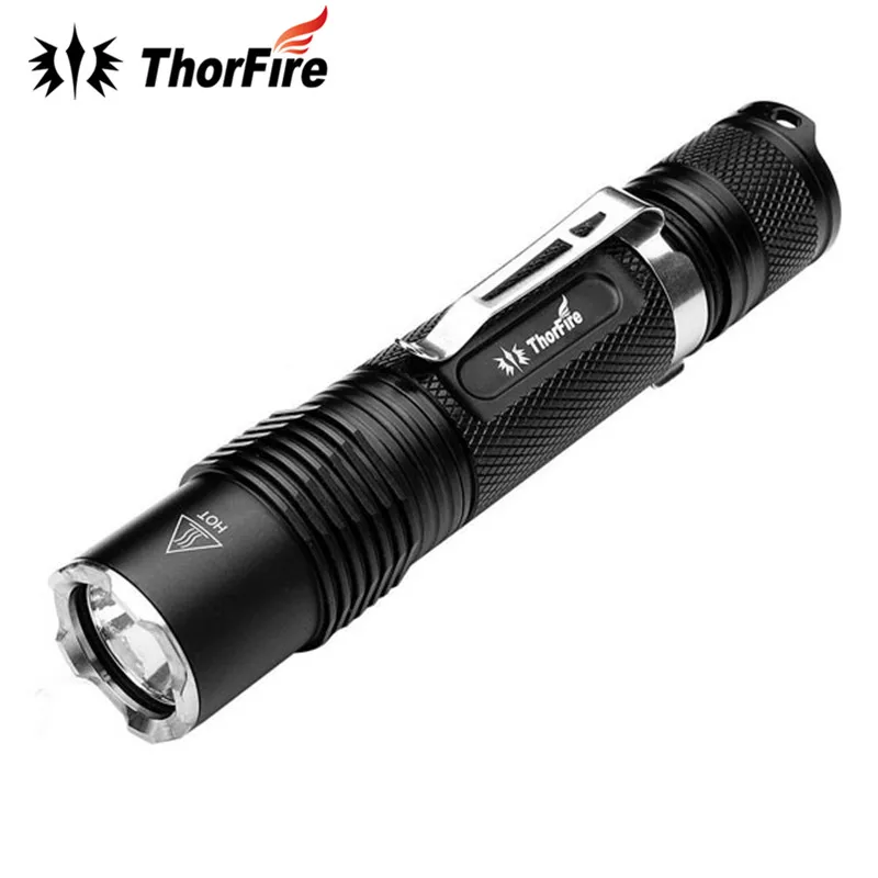 

ThorFire VG15S 1070 Lumens 5 modes LED Flashlight Aluminum 18650 Light Torch VG15 Upgraded Version for Camping Hiking
