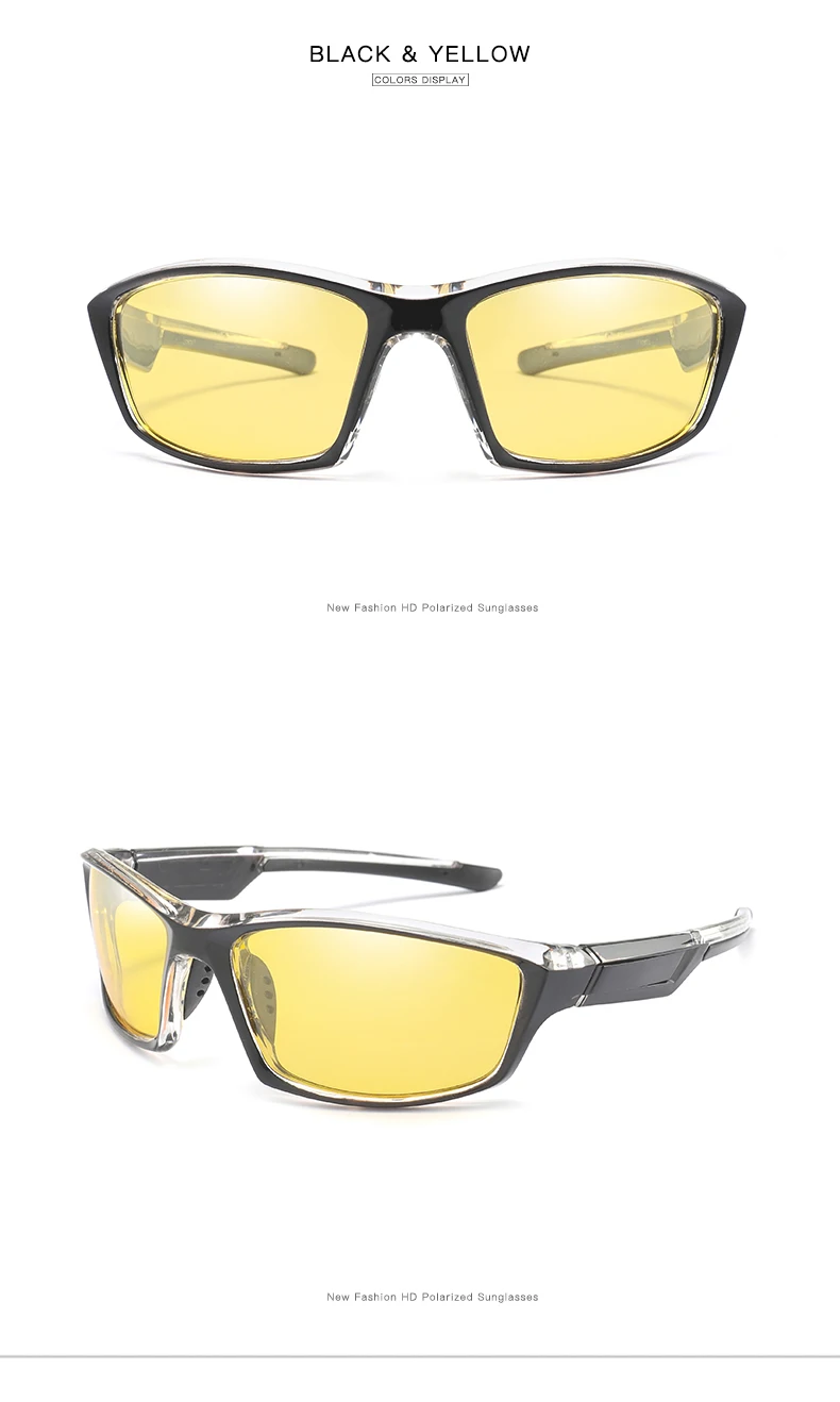 Длинные автомобильные очки ночного видения, водительские очки, Антибликовые Защитные очки, солнцезащитные очки ночного видения, очки для вождения UV400