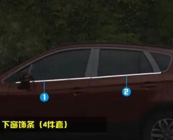 

for Suzuki S-Cross window decorative strip stainless steel window bright strip decorative accessories
